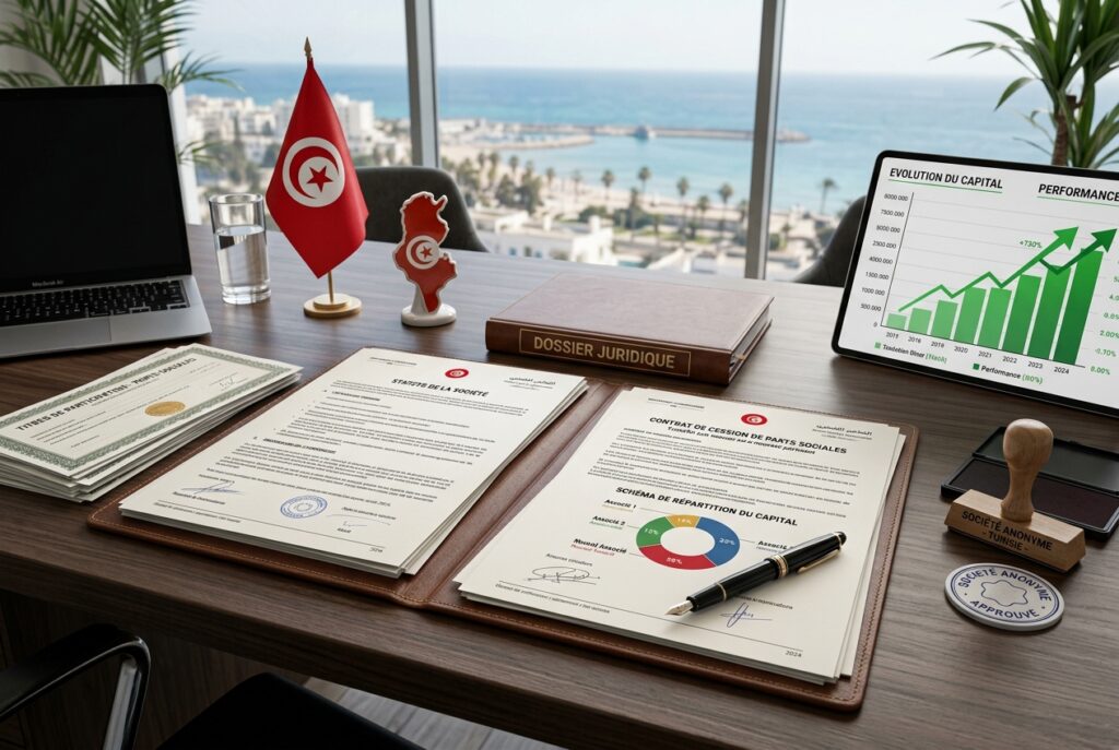 nouvel associé dans une société en Tunisie