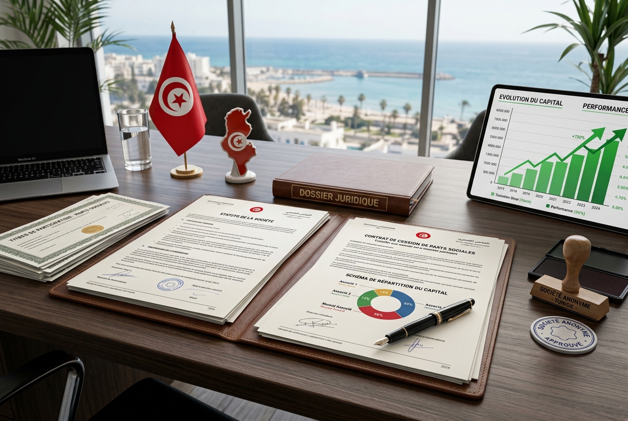 nouvel associé dans une société en Tunisie